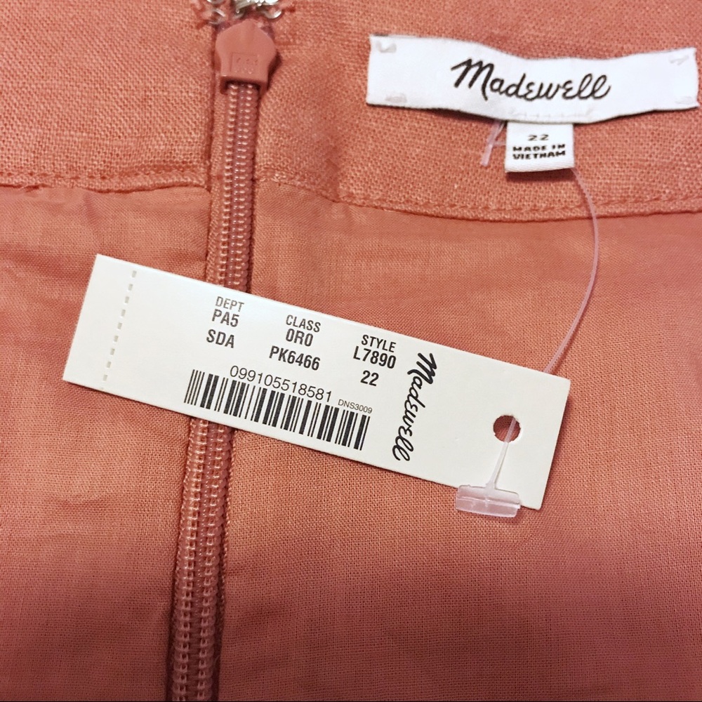 Madewell Button Side Slit Midi Skirt - Picture 8 of 8